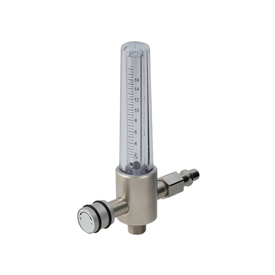 Oxygen therapy: the flowmeter with ball